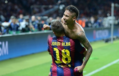 Barcellona, Jordi Alba: «Gioco meglio senza Neymar»