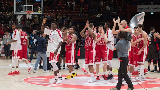 Basket, Serie A: EA7 a 1,50 con Trento