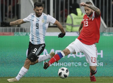 Argentina in forma Mondiale: Agüero stende la Russia