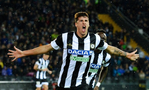 Serie A Udinese, poker nel test: tripletta Perica