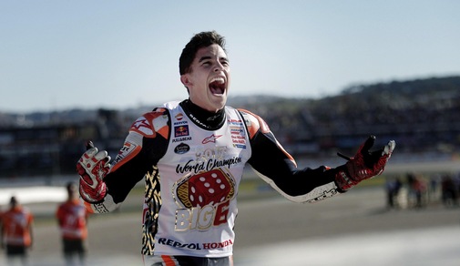 Motogp, Marquez campione: che festa a Valencia!