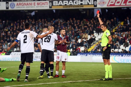 Serie B, un turno di squalifica a Gatto della Salernitana