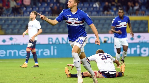 Serie A Sampdoria, Kownacki  rientra e lavora col gruppo