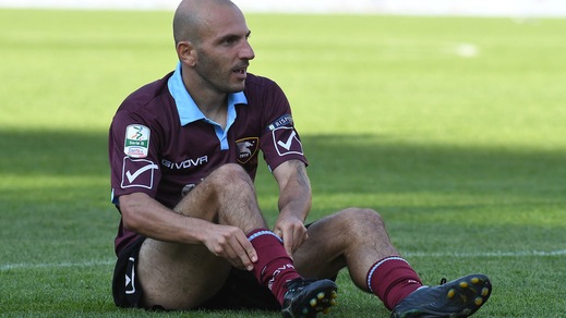 Serie B Salernitana, Rosina stop: un mese a riposo