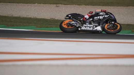MotoGp, test Valencia: Marquez chiude al comando, Rossi settimo