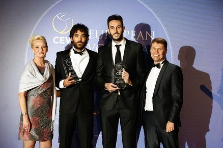 Beach Volley: Lupo-Nicolai premiati al Gala della Cev