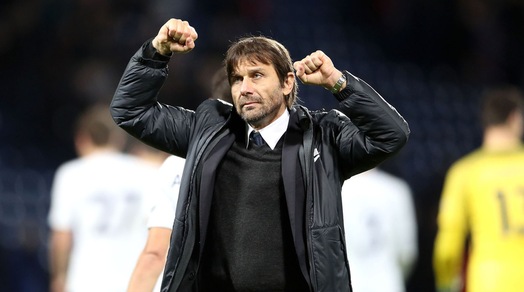 Conte, il nuovo look porta fortuna: poker al West Bromwich