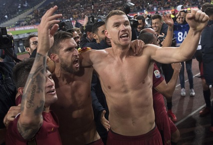 Roma, ecco i migliori: Dzeko pressa. Fazio è perfetto
