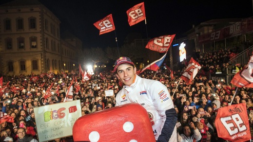 MotoGp, Cervera in festa per il ritorno di Marquez