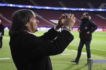 La Roma al Wanda Metropolitano: Conti scatta una foto