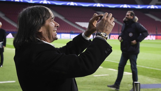 La Roma al Wanda Metropolitano: Conti scatta una foto