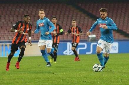 Champions League Napoli-Shakhtar 3-0, il tabellino