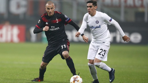 Europa League Milan-Austria Vienna 5-1, il tabellino