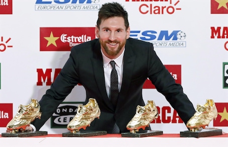 Messi vince la Scarpa d'oro per la quarta volta: eguagliato Cristiano Ronaldo