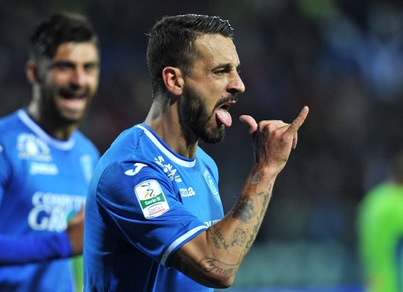 Serie B Empoli-Frosinone 3-3: pareggia Caputo con una doppietta nel recupero