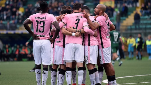 Avellino-Palermo 1-3, Tedino torna in vetta
