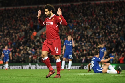 Liverpool-Chelsea 1-1: Salah illude Klopp, Willian fa felice Conte