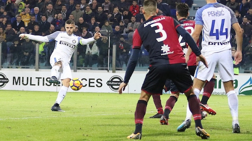 Serie A Cagliari-Inter 1-3, il tabellino