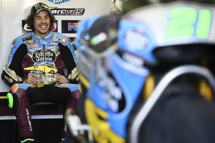 MotoGp Estrella Galicia, Morbidelli: «Soddisfatto dei progressi»