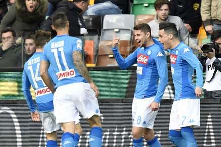 Serie A, Udinese-Napoli 0-1: Jorginho gol, Sarri si riprende la vetta