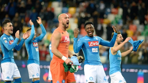 Serie A, Udinese-Napoli 0-1: Jorginho riporta gli azzurri in vetta