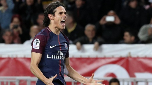 Monaco-Psg 1-2: Cavani e Neymar comandano, Moutinho mette paura