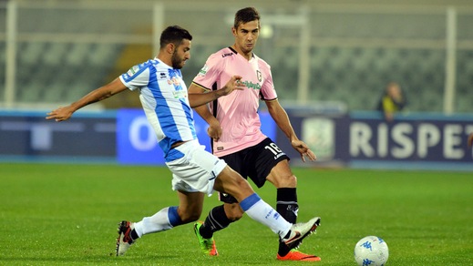 Serie B Pescara, lesione al crociato per Palazzi: sarà operato