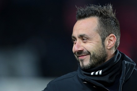 Serie A Benevento, De Zerbi: «Pareggio meritatissimo»