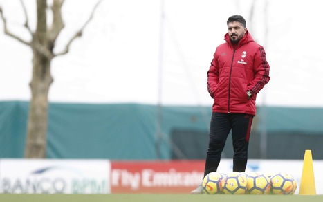Milan già al lavoro sotto lo sguardo severo di Gattuso