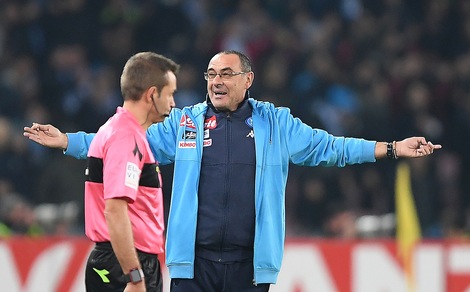 Napoli, Sarri: «La Juve? Con il Benevento abbiamo avuto meno supremazia...»