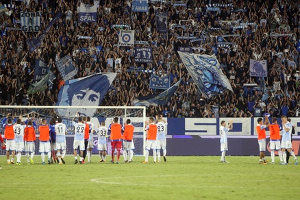 Roma-Spal, non entra la bandiera con il volto di Federico Aldrovandi