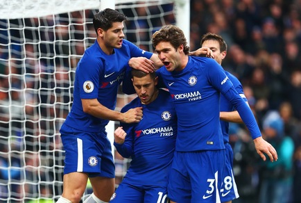 Premier League, Chelsea-Newcastle 3-1: doppietta di Hazard e Morata