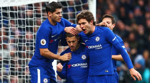Premier League, Chelsea-Newcastle 3-1: doppietta di Hazard e Morata