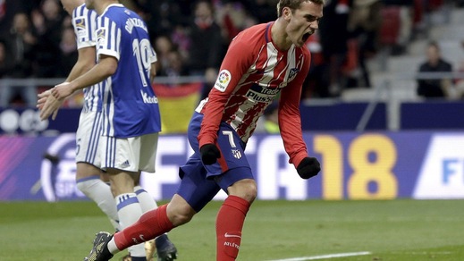 Griezmann riporta l’Atletico Madrid a 6 punti dalla vetta