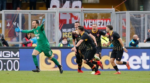 Benevento-Milan 2-2: Brignoli eroe di giornata, Gattuso stecca la prima