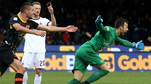 Benevento, Brignoli: «Ho segnato a occhi chiusi. Felice per la gente che vive un sogno»