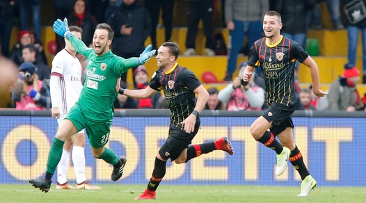 Benevento-Milan 2-2, il portiere Brignoli rovina la prima di Gattuso al 95'