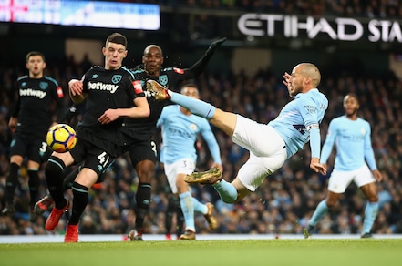 Premier League, Manchester City-West Ham 2-1: David Silva firma l'ennesima vittoria
