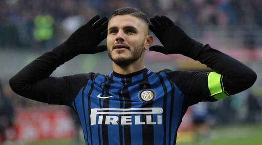 Icardi nella top ten dei bomber dell'Inter: «Non ho parole»