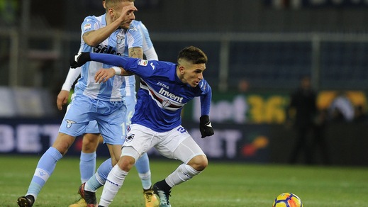 Serie A Sampdoria-Lazio 1-2, il tabellino