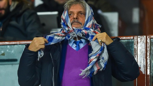 Serie A Sampdoria, Ferrero punge Inzaghi e Lotito: «Che gran sederone»