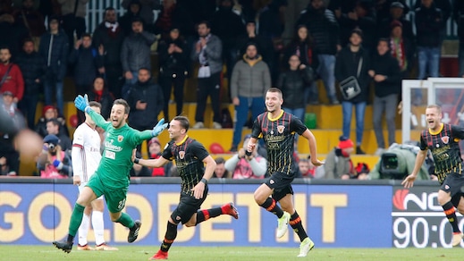 Serie A, Benevento: miracolo salvezza a 9,50
