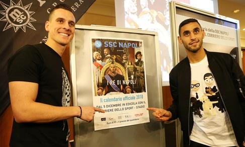 Napoli, Milik: «L'obiettivo è lo scudetto». Ghoulam: «No comment sul rinnovo»