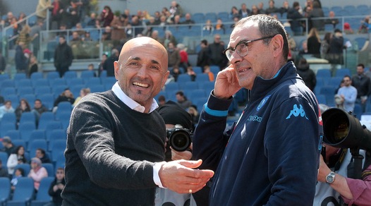 Napoli, Sarri punge: «Spalletti mi augura il settimo posto? Io spero in un'Inter ottava»