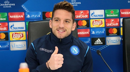 Napoli, Mertens: «Per passare il turno pronto a perdere i denti come nel 2012»
