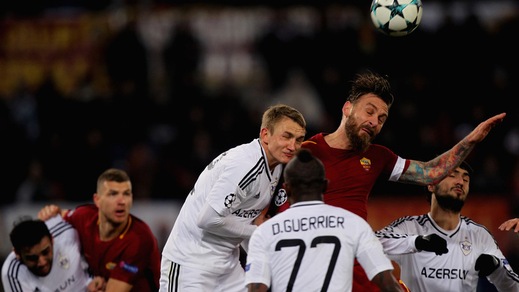 Champions League Roma-Qarabag 1-0, il tabellino
