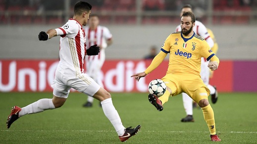 Champions League Olympiacos-Juventus 0-2, il tabellino