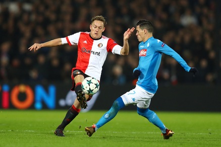 Champions League Feyenoord-Napoli 2-1, il tabellino