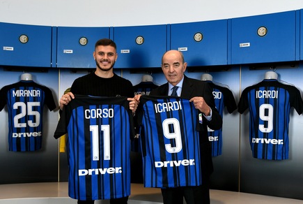 Inter, Corso rende omaggio a Icardi
