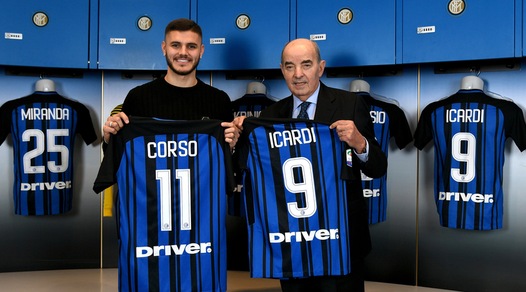 Inter, Corso rende omaggio a Icardi